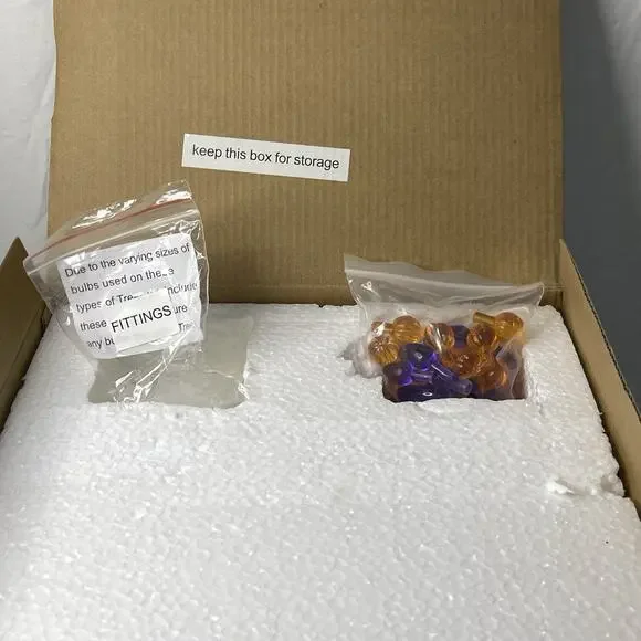 Mr Halloween Haunted Tree Ceramic Black 14" Pumpkin LED Lighted Mr Christmas - Picture 5 of 10